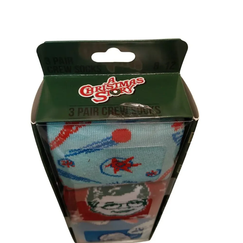 A Christmas Story Crew Socks - 3 Pairs